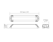 6x LED VÝSTRAŽNÉ SVĚTLO MODRÉ, 12 / 24V + 0,2 M KABEL