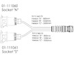 ADAPTÉR KABELÁŽE 2x7PIN ZÁSUVKA – 0,5 M