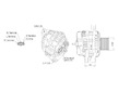 ALTERNÁTOR 24V / 120A + ŘEMENICE Ø69 12 DRÁŽEK - ORIGINÁL MITSUBISHI