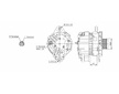 ALTERNÁTOR 24V / 80A + ŘEMENICE Ø65 6 DRÁŽEK - ORIGINÁL MITSUBISHI