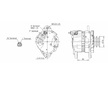 ALTERNÁTOR 24V / 80A + ŘEMENICE Ø75 2 DRÁŽKY - ORIGINÁL MITSUBISHI