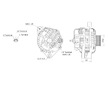 ALTERNÁTOR 24V / 90A + ŘEMENICE Ø62 6 DRÁŽEK - ORIGINÁL MITSUBISHI