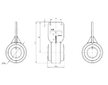 LED OBRYSOVÁ SVÍTILNA ČERVENO-ČIRÁ + 0,36 m KABEL