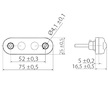 LED PŘEDNÍ POZIČNÍ SVÍTILNA ČIRÁ 24V + 0,5 m KABEL