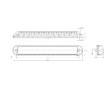 LED ZADNÍ A MLHOVÁ SVÍTILNA, 12V / 24V + 1 M KABEL