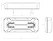 LED ZADNÍ SKUPINOVÁ SVÍTILNA 12V / 24V S DYNAMICKOU SMĚROVKOU A SE ZADNÍM KONEKTOREM