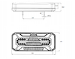 LED ZADNÍ SKUPINOVÁ SVÍTILNA 12V / 24V S DYNAMICKOU SMĚROVKOU A SE ZADNÍM KONEKTOREM