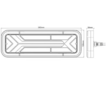 LED ZADNÍ SKUPINOVÁ SVÍTILNA S DYNAMICKOU SMĚROVKOU + KABEL