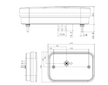 LED ZADNÍ SKUPINOVÁ SVÍTILNA SE ZADNÍM KONEKTOREM, 12V