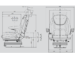 SEDAČKA COBO MAXI, PNEUMATICKÉ ODPRUŽENÍ M97