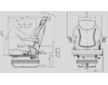 SEDAČKA COBO SR845, PNEUMATICKÉ ODPRUŽENÍ M97