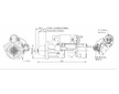 STARTÉR 24V / 5,5kW 12 zubů  - ORIGINÁL MITSUBISHI