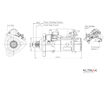 STARTÉR 24V / 6,5kW 11 zubů - ORIGINÁL MITSUBISHI