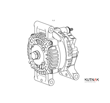 ALTERNÁTOR 24V / 110A - ORIGINÁL MITSUBISHI