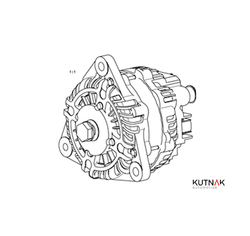 ALTERNÁTOR 24V / 110A + ŘEMENICE 8 DRÁŽEK - ORIGINÁL MITSUBISHI