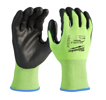 Hi-Vis Cut B Gloves Hi-Vis Cut B Gloves - 10/XL - 1pc