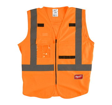 High-Visibility Vest High-Visibility Vest Orange - L/XL