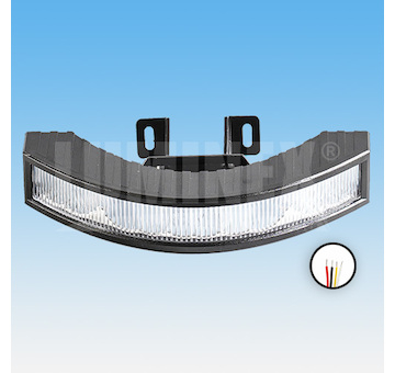 LED VÝSTRAŽNÉ SVĚTLO ČERVENÉ, 9-33V + 0,4 M KABEL