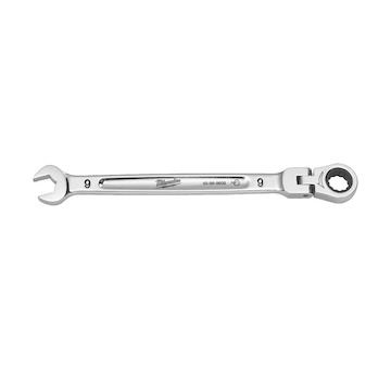 Maxbite Flex Head Ratcheting Spanner Maxbite Flex Head Ratcheting Spanner - Metric - 9 mm