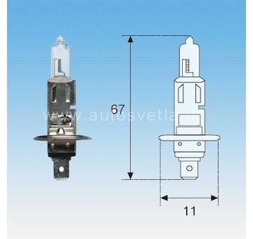 ORIGINÁLNÍ ŽÁROVKA H1 12V 55W MAGNETI MARELLI