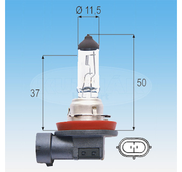 ORIGINÁLNÍ ŽÁROVKA H11 12V MAGNETI MARELLI