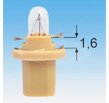 ORIGINÁLNÍ ŽÁROVKA PB5 1,5W 12V MAGNETI MARELLI