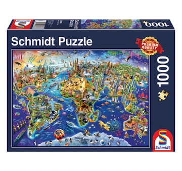 Puzzle, Entdecke unsere Welt, 1000 Teile 