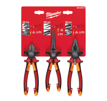 VDE 3 Piece Plier Set VDE 3 Piece Plier Set