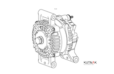 ALTERNÁTOR 24V / 110A - ORIGINÁL MITSUBISHI