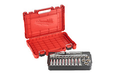 Ratchet + Socket Set 1/2 Metric Ratchet + Socket Set