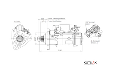 STARTÉR 24V / 6,5kW 11 zubů - ORIGINÁL MITSUBISHI